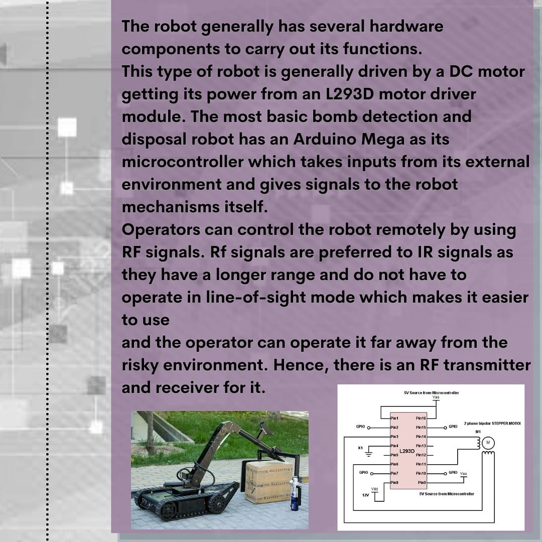 Bomb detection robots 2